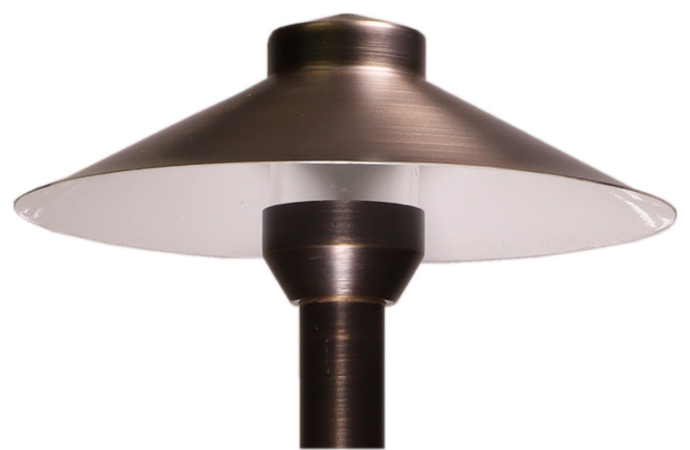 Brass Mushroom Light Low Voltage Landscape Light, Led