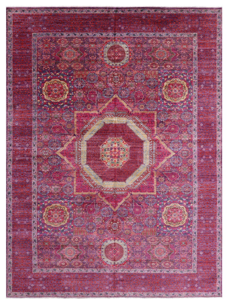 Mamluk Handmade Wool Rug 9' 10" X 13' 4" - Q12667