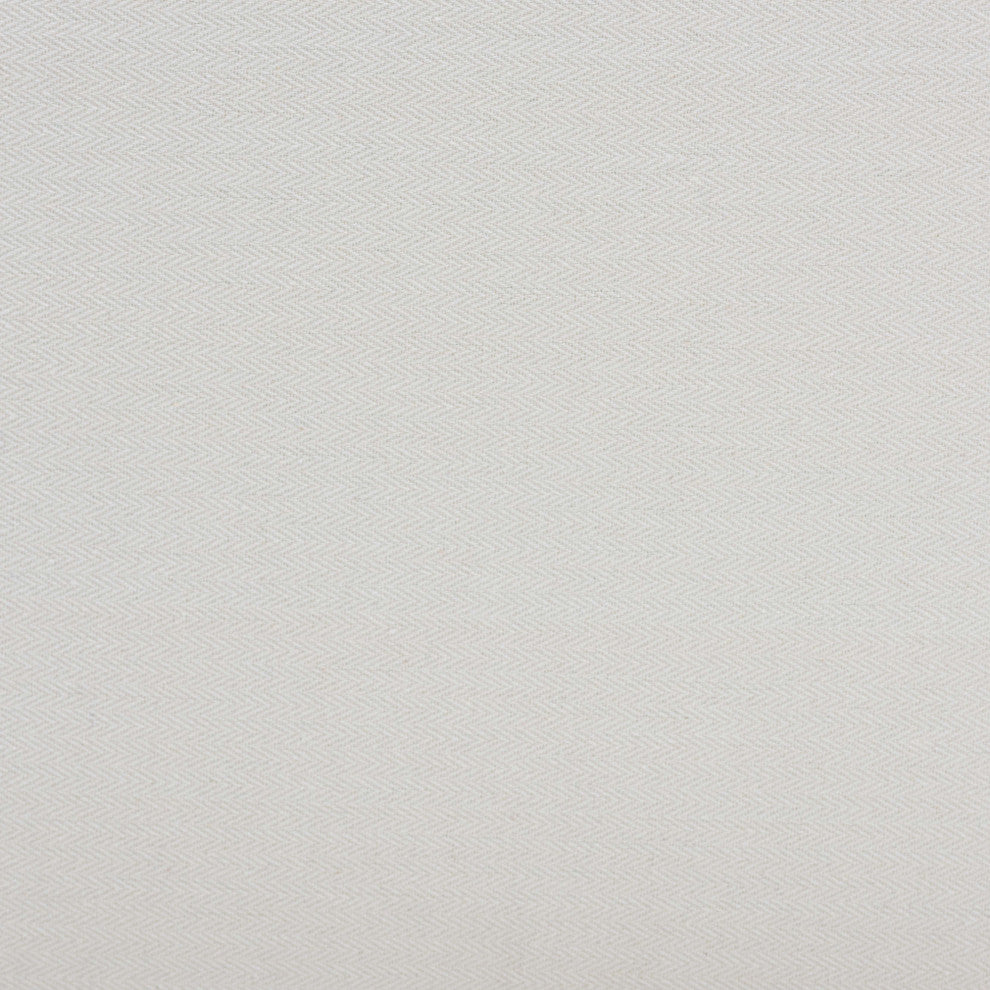 Rose Modern Bohemian White Fabric Upholstered and Natural Brown Rattan Armchair