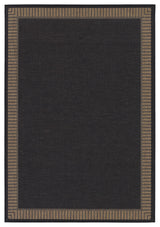 Recife Wicker Stitch 1681/2000, Black/Cocoa, 7'6" X 10'9"