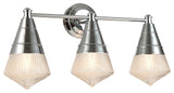 Maxim 10393 Hargreaves 3 Light 24"W Vanity Light - Polished Chrome