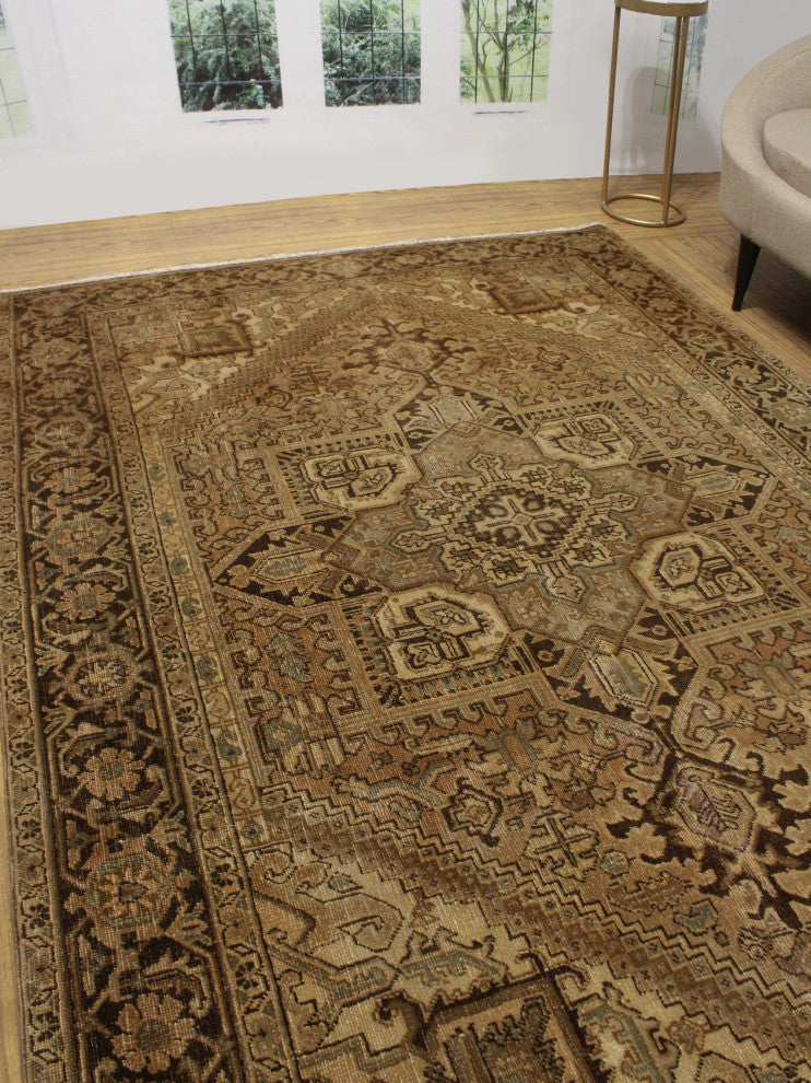 Fine Vintage Michel Brown Rug