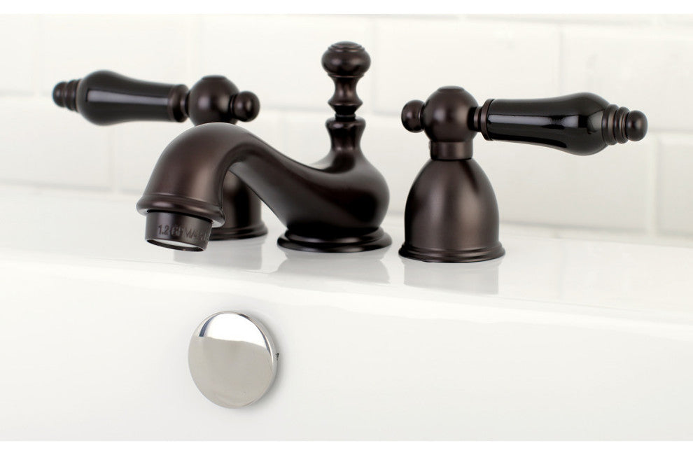 Kingston Brass Mini-Widespread Bathroom Faucet, Oil Rubbed Bronze