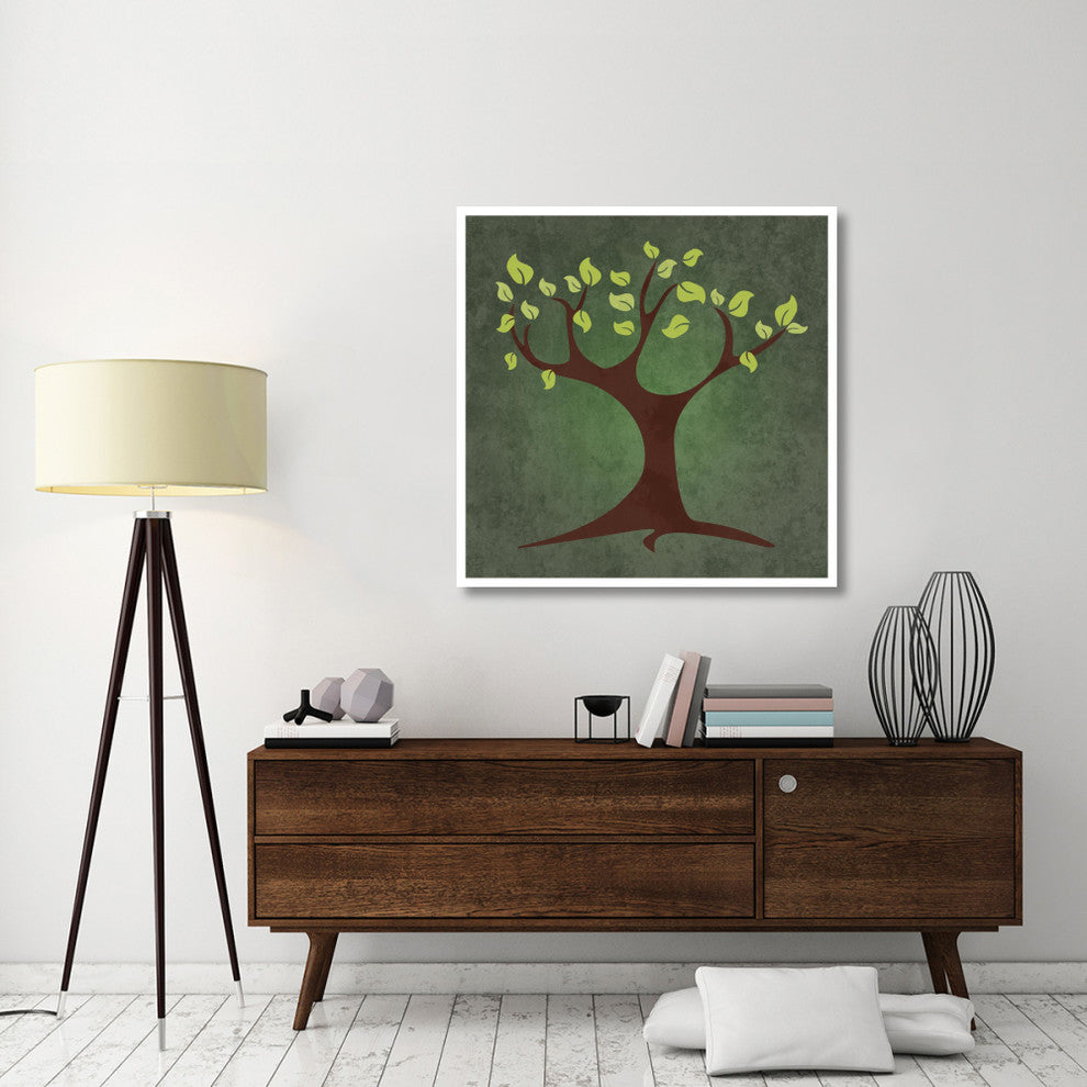 "Tree Summer" Digital Paper Print by BG.Studio, 42"x42"