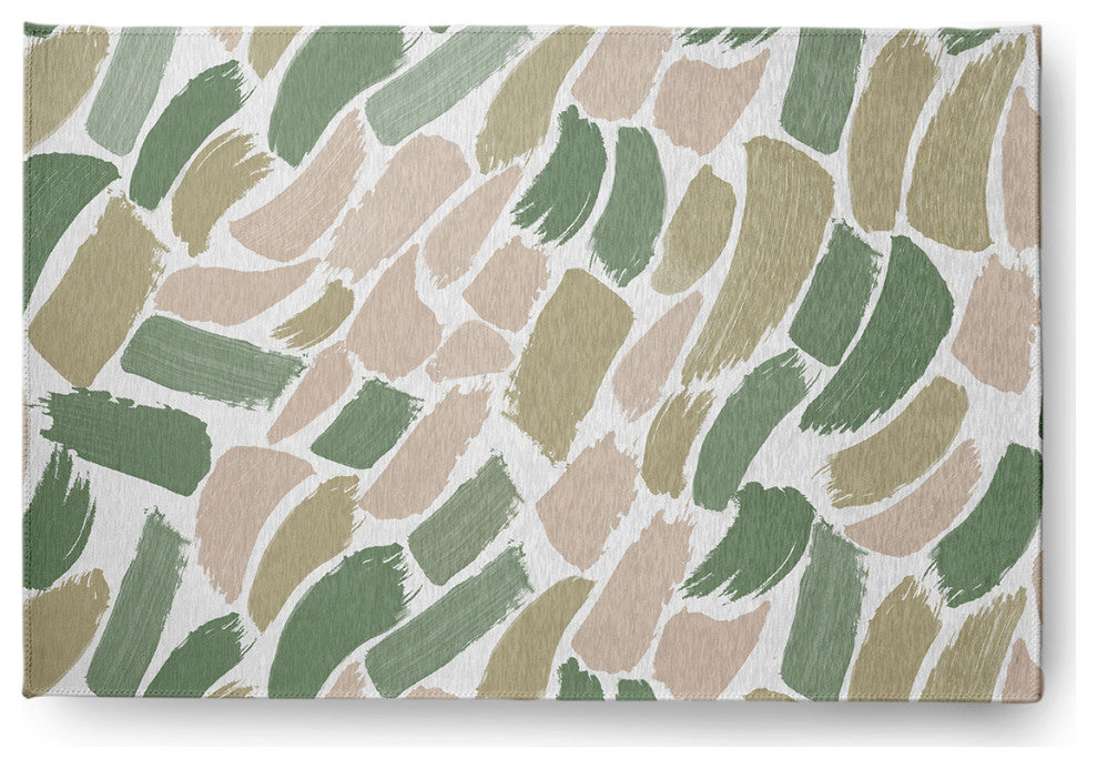 Wenstry Chenille Rug, Green, 2'x3'