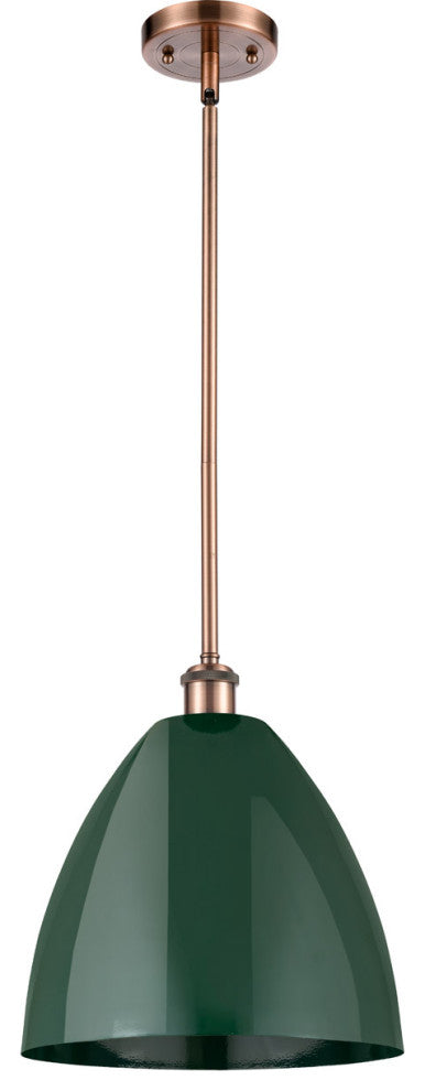 Innovations 516-1S-AC-MBD-12-GR-LED 1 Light Pendant, Antique Copper