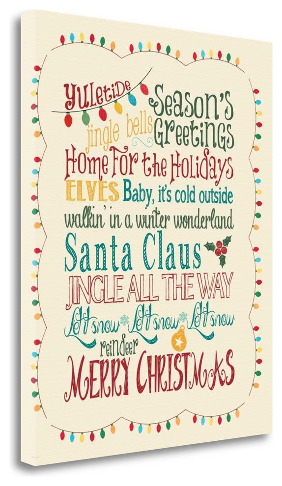 "Seasons Greetings" By Jo Moulton, Giclee Print on Gallery Wrap Canvas