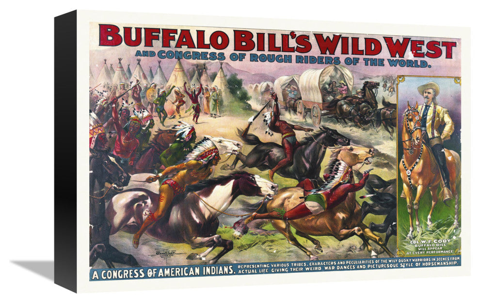 Buffalo Bill's Wild West And Congress Of Rough Riders Of The World, 1, 16x11