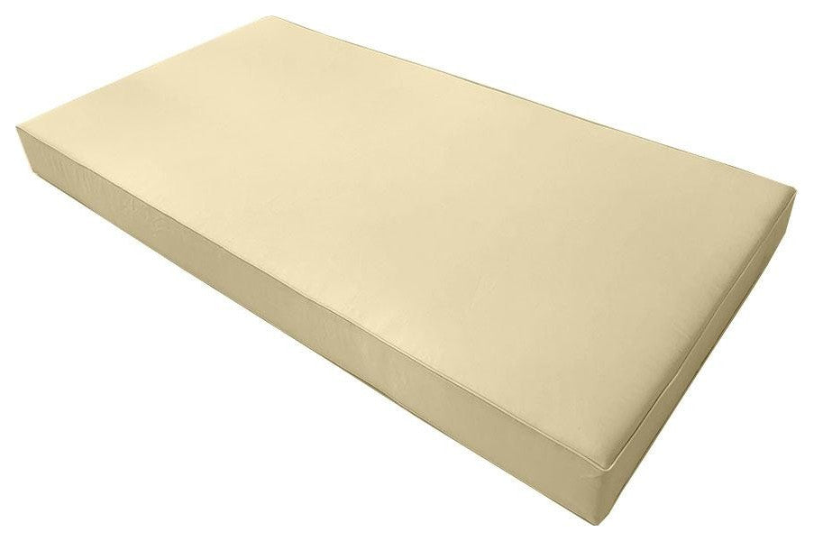 |COVER ONLY| Outdoor Piped Trim 6" Twin-XL Daybed Fitted Sheet Slipcover AD103