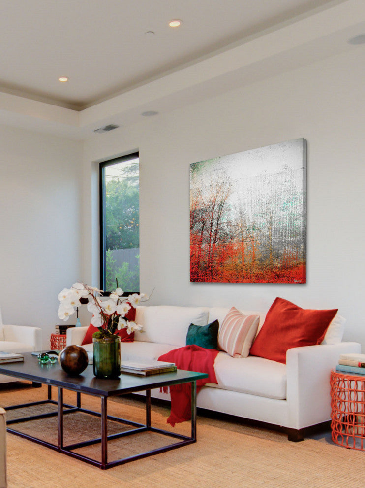 "Deep Forest" Fine Art Canvas Print, 18"x18"