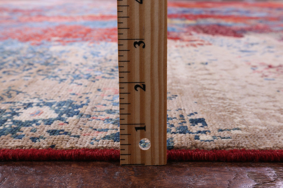 9' 0" X 11' 10" Fine Serapi Modern Hand-Knotted Rug - Q12416