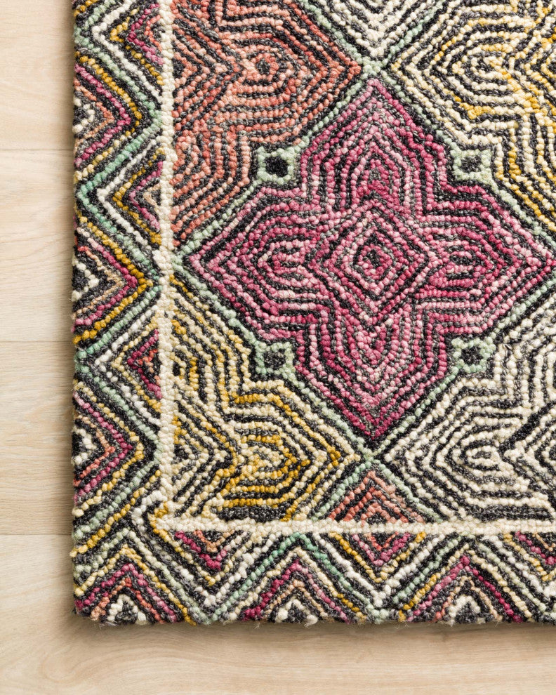 Loloi II Spectrum Grey/Multi 1'-6" x 1'-6" Sample Swatch