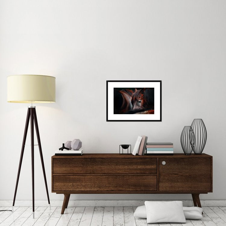 "Sleep Huddle" Framed Digital Print by Martin Stantchev, 30x22"