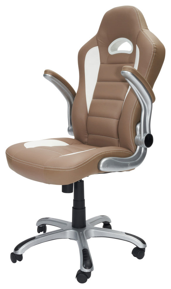 Techni Mobili Sport Race Executive Chair, Camel