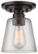 Annora 1 Light Flush Mount, Olde Bronze