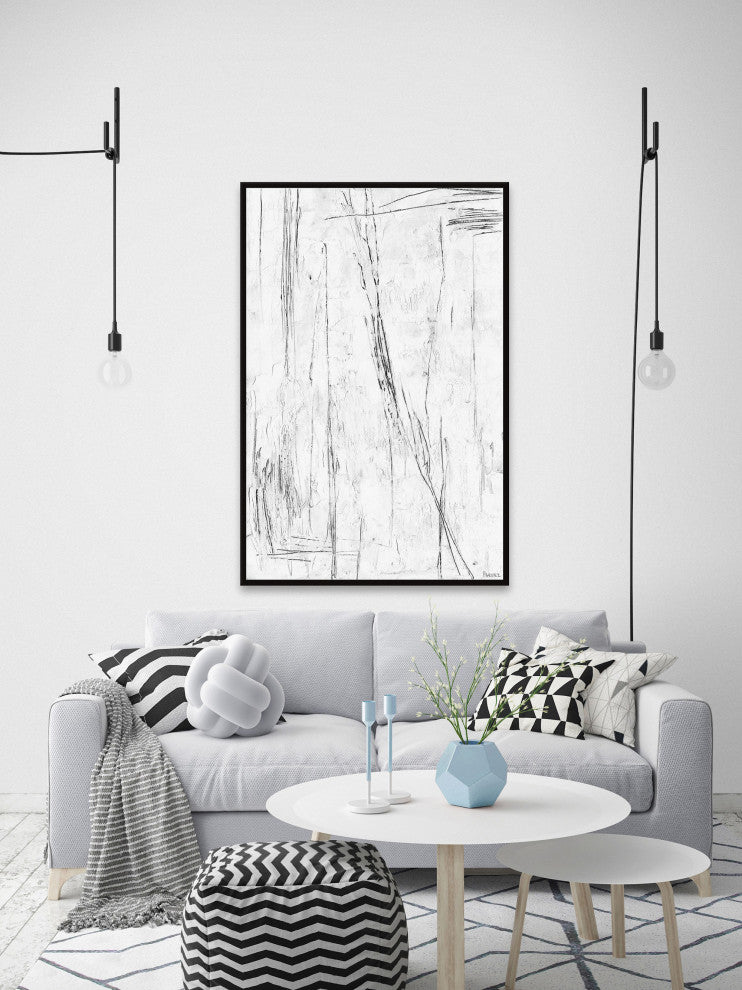 "Tangled Vines" Floater Framed Painting Print on Canvas, 30x45