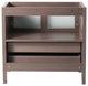 Torino 36" Bathroom Cabinet, Base: Gray Oak, Base Only, Without Sink