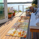 Indoor/Outdoor Tropics TC15 Salmon Machine Washable 2'3" x 7'6" Runner Rug