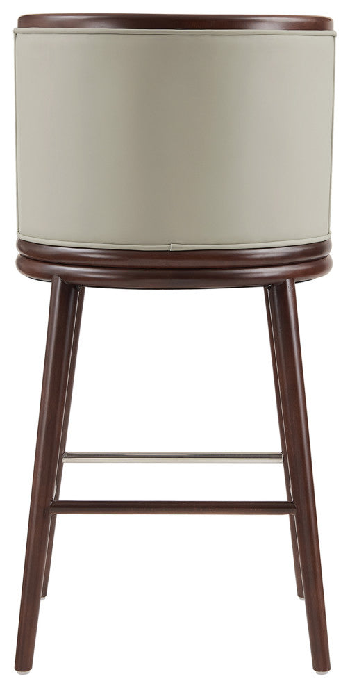 Manhattan Comfort Evalyn Barstool, Stone, Set of 3