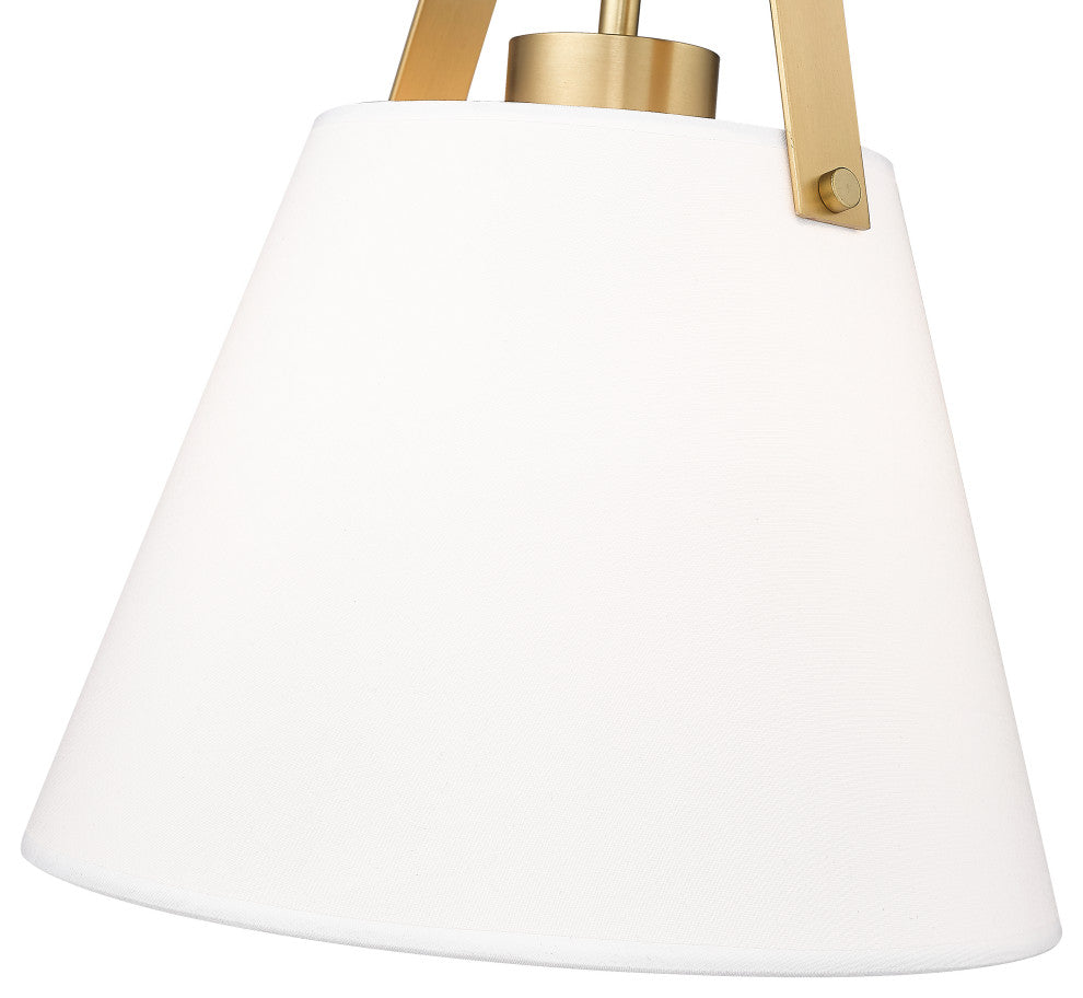 Z-LITE 1-Light Pendant, Heritage Brass