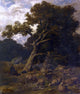 Charles Emile Jacque Shepherd and his Sheep in Fontaineblelau Forest Wall Decal