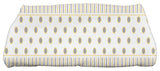Comb Dot, Strip Print Bath Towel, Gray