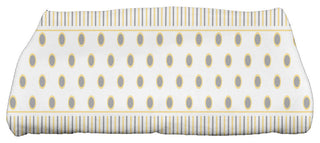 Comb Dot, Strip Print Bath Towel, Gray