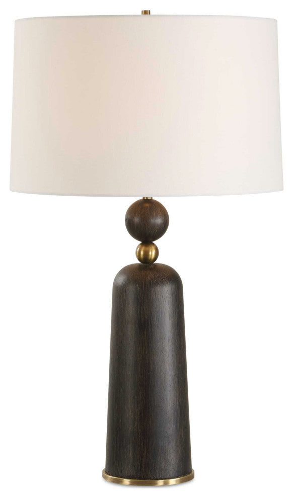 Uttermost McQuinn Dark Walnut Table Lamp