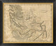"Persia, 1812" Framed Canvas Giclee by Aaron Arrowsmith, 34x28"