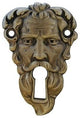 Sentinel Escutcheon Rim Lock, Antique-Style Brass