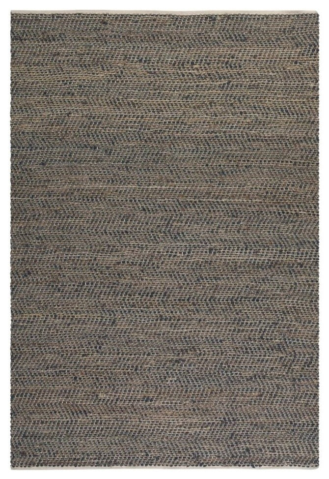 Uttermost Tobais 5 X 8 Rescued Leather & Hemp Rug