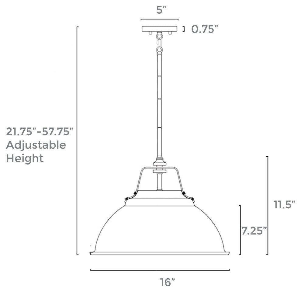 Black dome light fixtures Modern metal lamp shade 3-Light pendant lamp