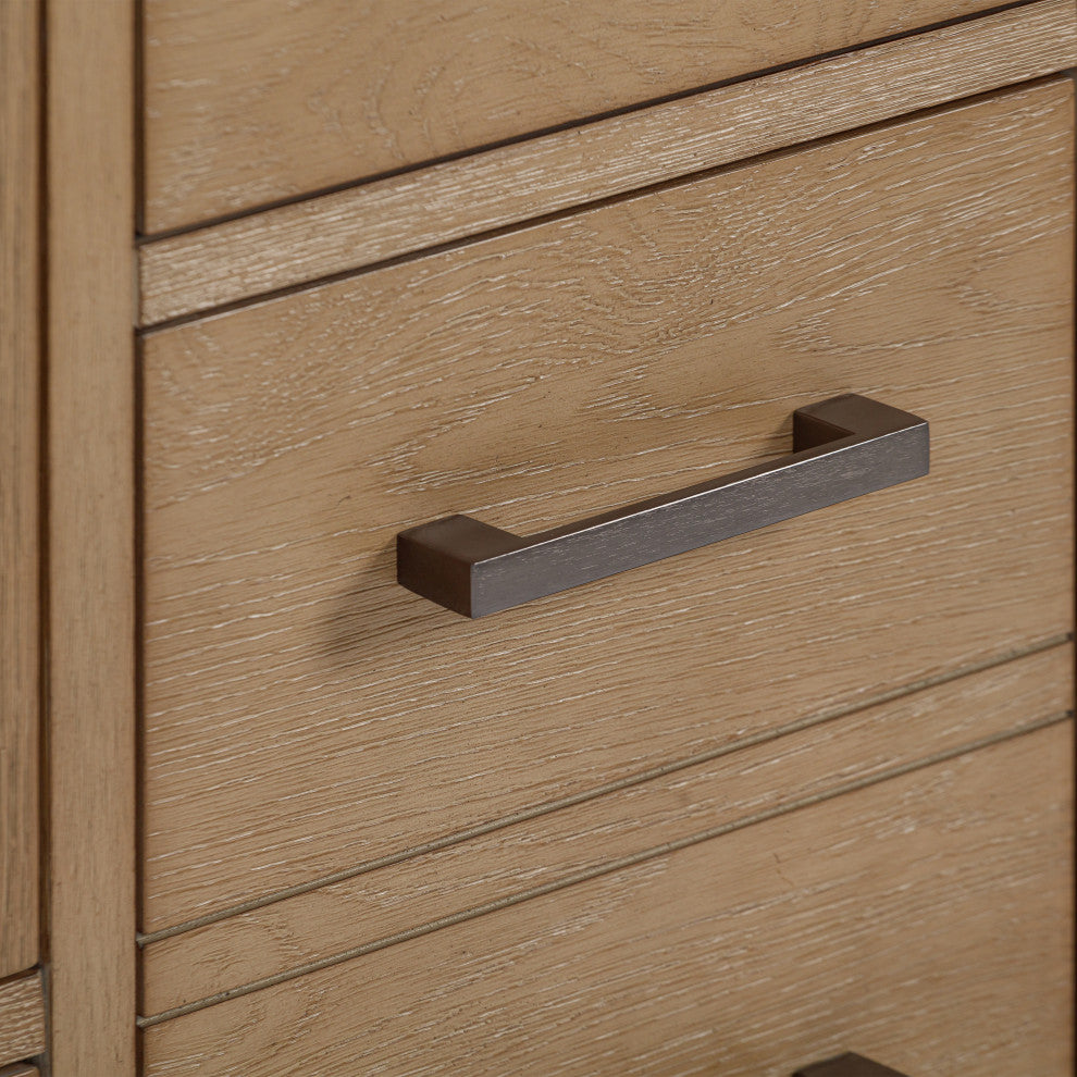 Avanity Modero 60" Double Vanity Only, Brushed Oak