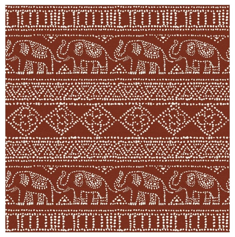 "Batik Pattern IM" Digital Paper Print by Daphne Brissonnet, 20"x20"