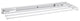 Rev-A-Shelf Towel Bar 3 Prong Pullout, White