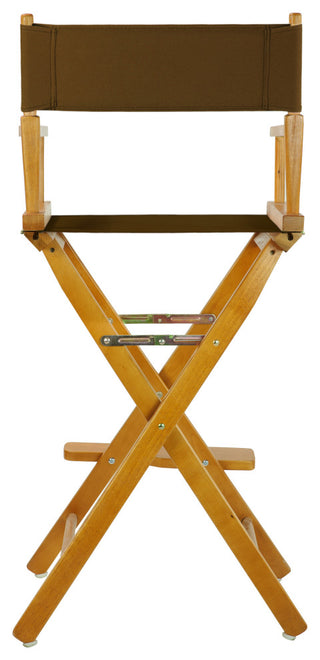 030" Director's Chair Honey Oak Frame-Brown Canvas