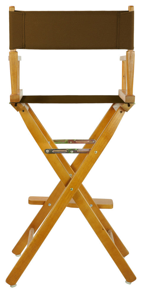 030" Director's Chair Honey Oak Frame-Brown Canvas