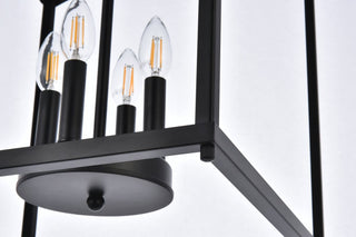 Judy 4-Light Pendant, Black