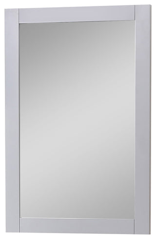 22"x32"  Wall Mirror, Medium Gray