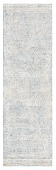 Safavieh Couture Abstract Collection, ABT340 Rug, Ivory/Blue, 2'3"x10'