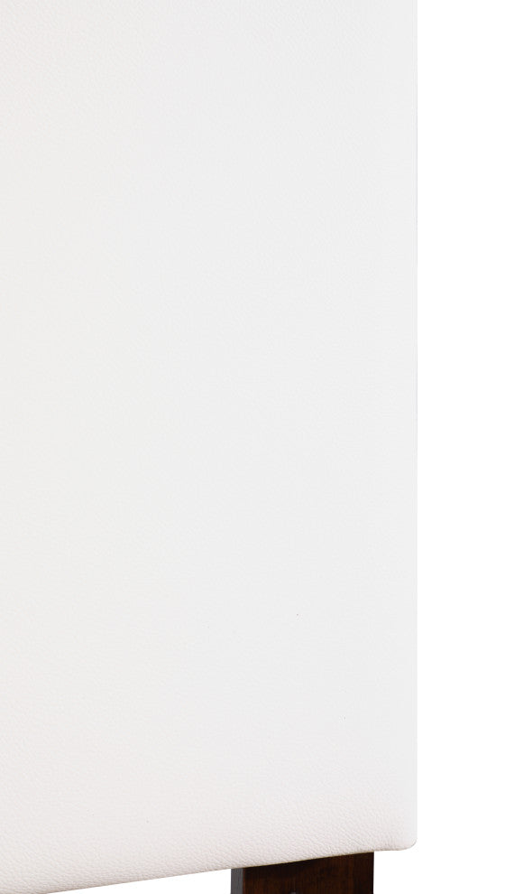 Novo Faux Leather Headboard, White, Queen