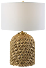 Kendari Rope and Rattan Table Lamp