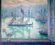 Henri Le Sidaner Window at the Port of Honfleur Gallery Wrapped Canvas Print