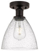 Innovations 616-1F-OB-GBD-754 1 Light Semi-Flush Mount, Oil Rubbed Bronze