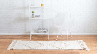 Unique Loom Ivory Mesa Area Rug, Ivory, 2'2x6', Runner