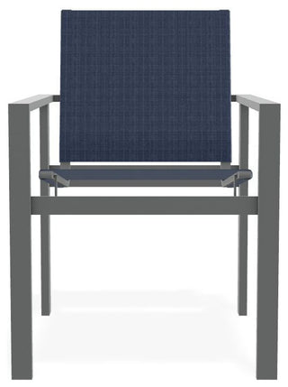 Tribeca Sling Outdoor Stackable Armchair, Mavi/Graphite