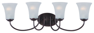 Maxim 10054 Logan 28"W Bath Light - Oil Rubbed Bronze / Frosted Glass