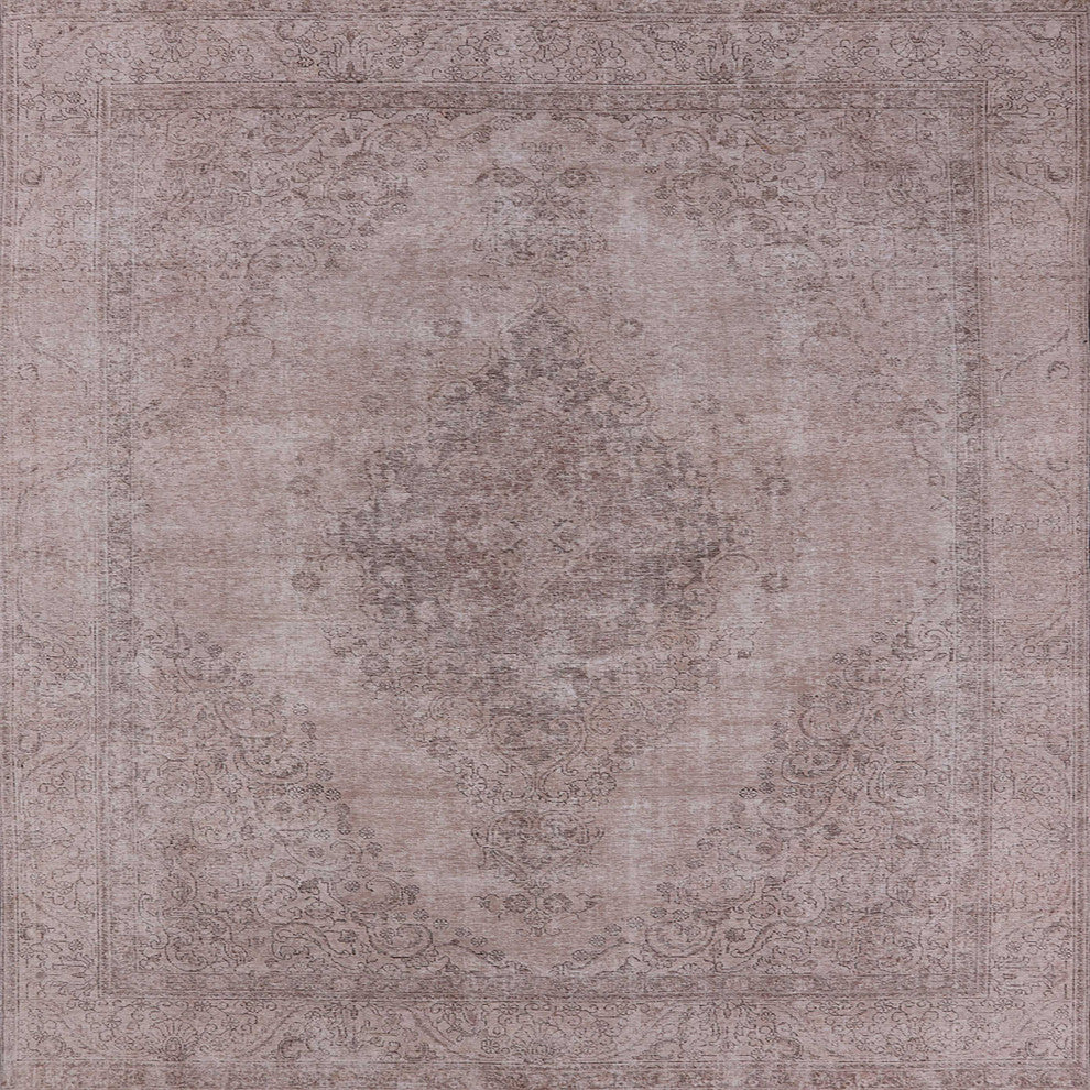 Ahgly Company Indoor Square Mid-Century Modern Area Rugs, 5' Square