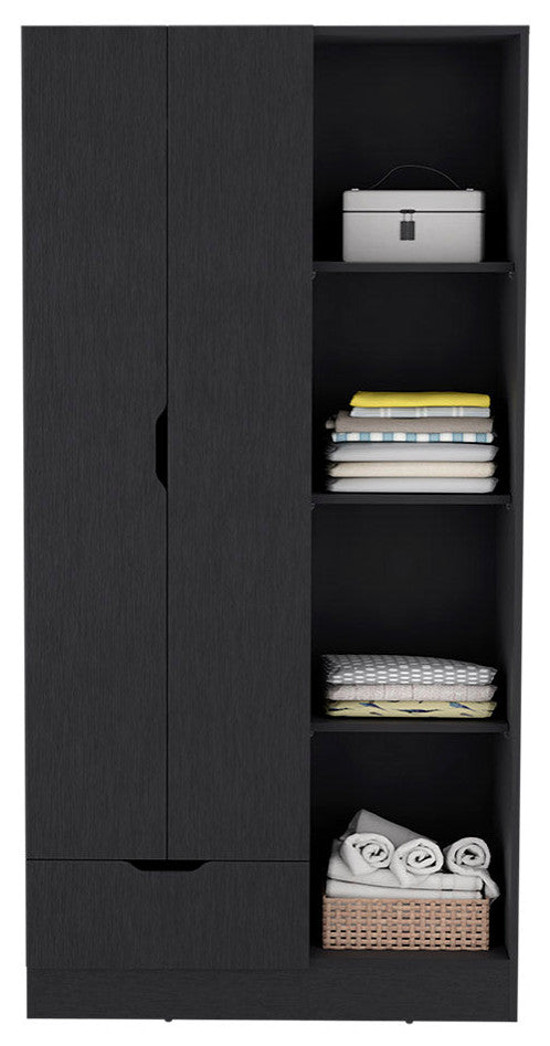 Armoire Dover, Bedroom, Black