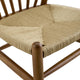 Walnut Flourish Spindle Wood Dining Side Chair